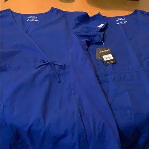 Maternity scrub tops